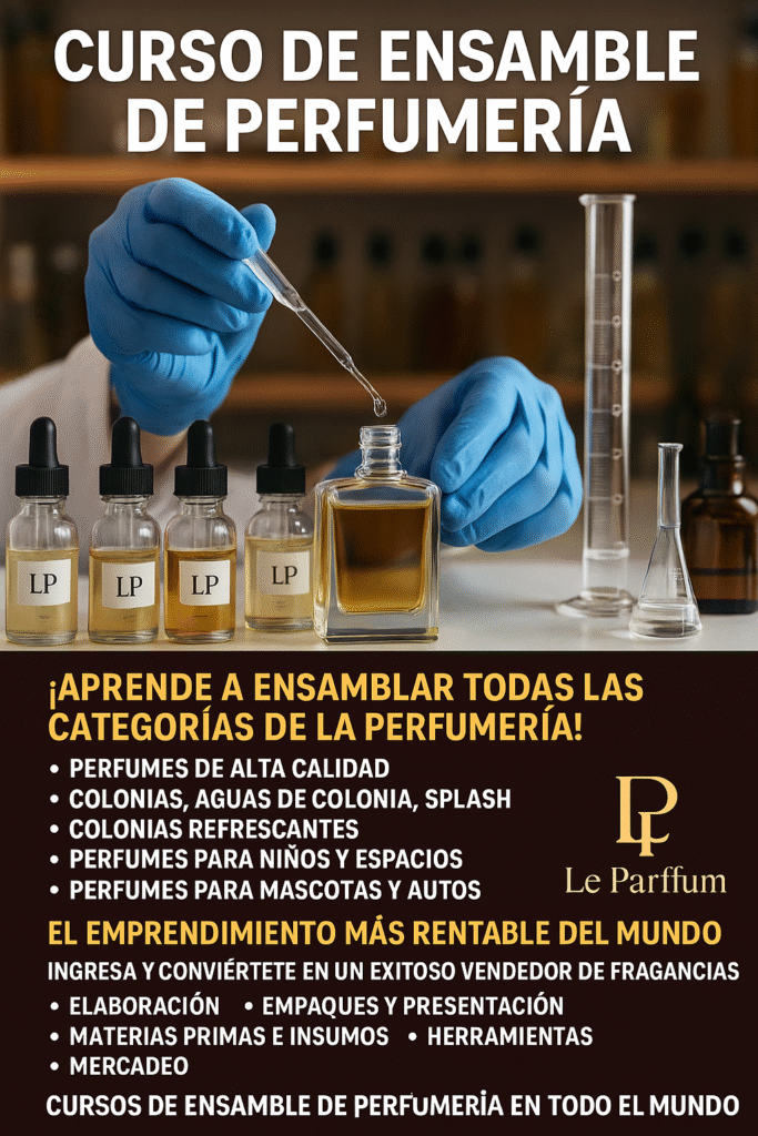 Curso profesional ensamble de perfumería Le Parffum